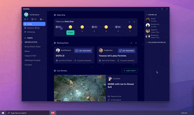 Live prototype testing